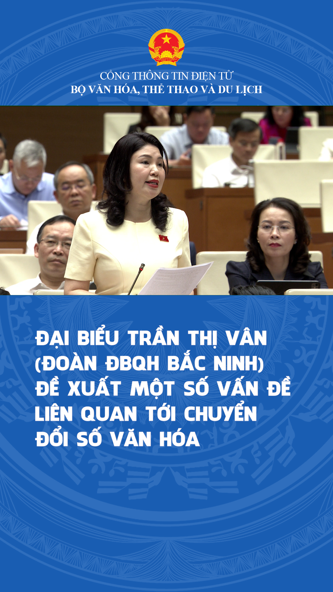 Đại biểu Trần Thị Vân (Đoàn ĐBQH Bắc Ninh) đề xuất một số vấn đề liên quan tới chuyển đổi số 88Clb3d ink