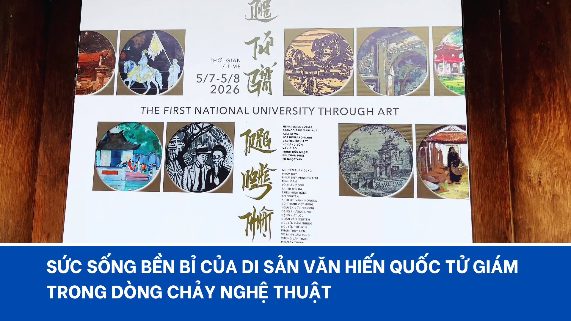 Sức sống bền bỉ của di sản văn hiến Quốc Tử Giám trong dòng chảy nghệ thuật