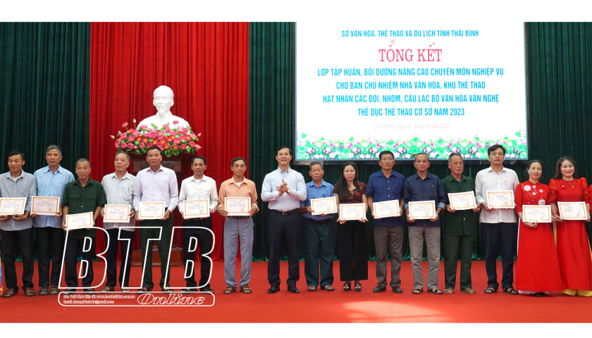 Thái Bình: Bồi dưỡng nâng cao nghiệp vụ cho 400 cán bộ 88Clbvip1 casino, bắn cá, xổ số, thể thao cơ sở - Ảnh 1.