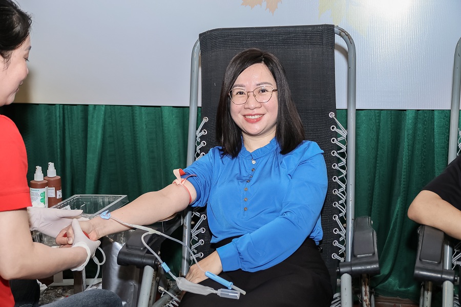 Đoàn Thanh niên Cục 88Clb link 88Clb 88Clbvip tải ứng dụng Việt Nam tổ chức Ngày hội hiến máu tình nguyện 2025 - Ảnh 3.