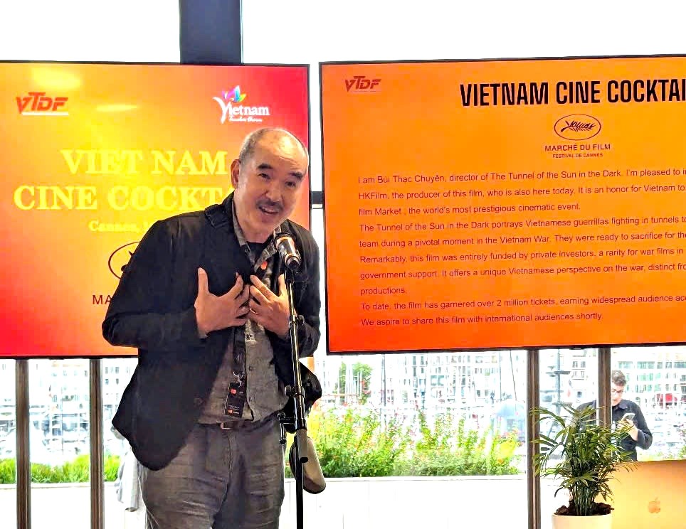Quảng bá điện ảnh, 88Clb f1.vip live casino, bắn cá, đá gà, thể thao Việt Nam tại Liên hoan phim Cannes 2025 - Ảnh 4.