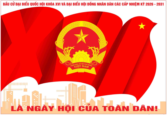 Phê duyệt mẫu tranh cổ động để sử dụng chính thức trong các hoạt động tuyên truyền bầu cử đại biểu 88Clb link 88clb thành viên mới khóa XVI và bầu cử Hội đồng nhân dân các cấp nhiệm kỳ 2026 – 2031 - Ảnh 1.
