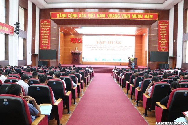 Lai Châu: Triển khai công tác tuyên truyền, phổ biến 88CLB VIP đăng nhập và đăng ký về xây dựng và thực hiện hương ước, quy ước bằng nhiều hình thức - Ảnh 1.
